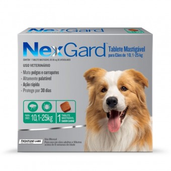 Nexgard Cães - 10 a 25 kg